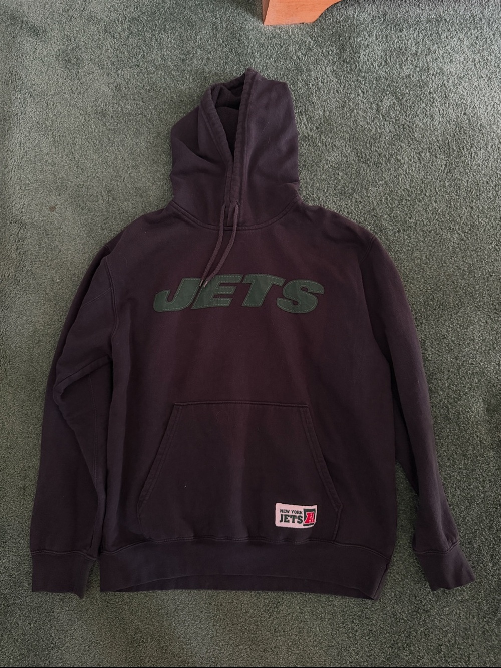 NFL Men's Black Jets Pullover Hoodie